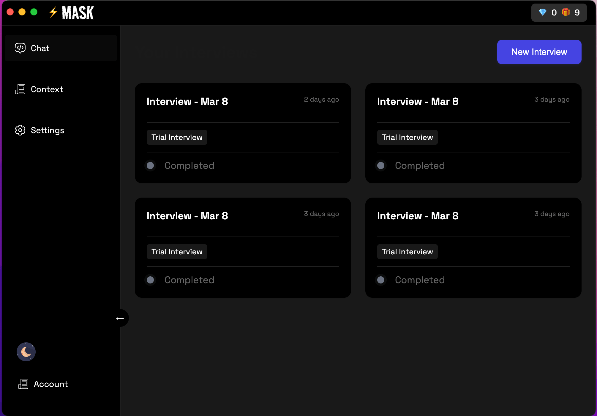 Mask Interview App